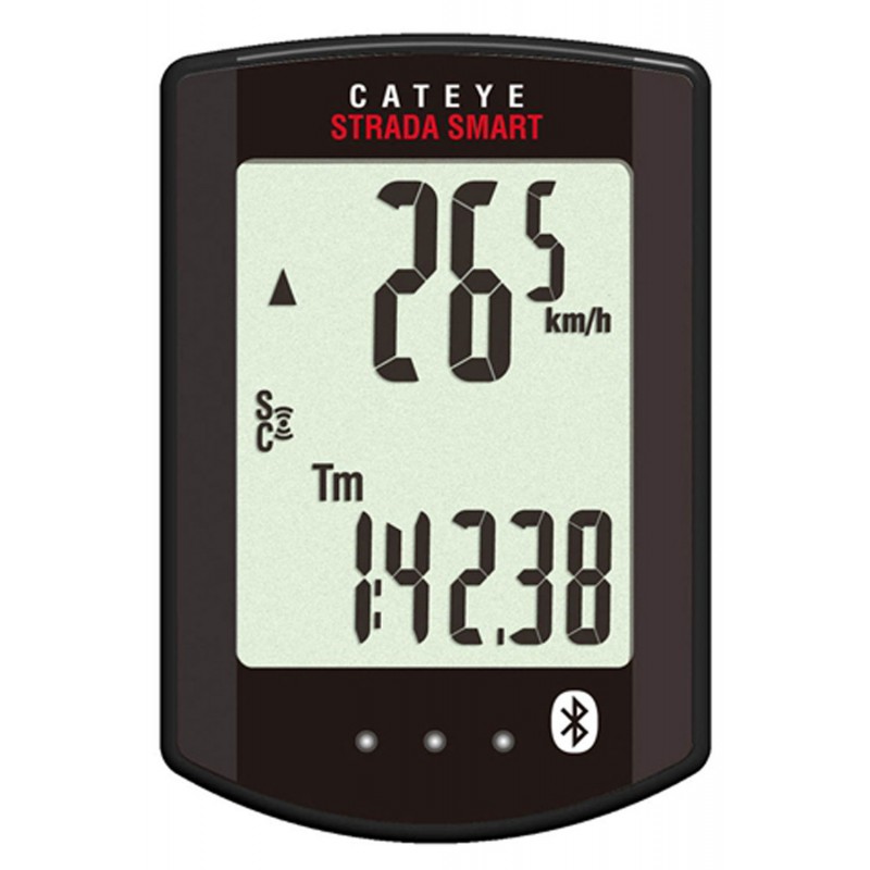 Cateye Strada Smart Cc-Rd500b + Speed And Heart Rate Sensors