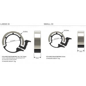 Knog OI Bell Small Silver
