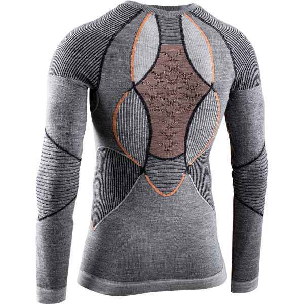 X-Bionic Apani 4.0 Merino Shirt Men Black/Grey/Orange