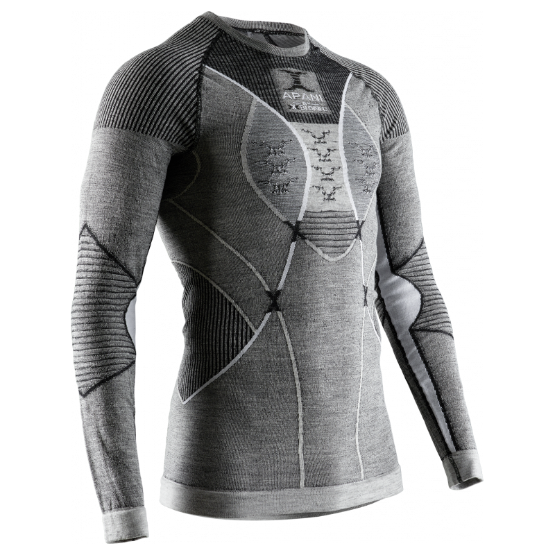 X-Bionic Apani 4.0 Merino Shirt Men Black/Grey/White