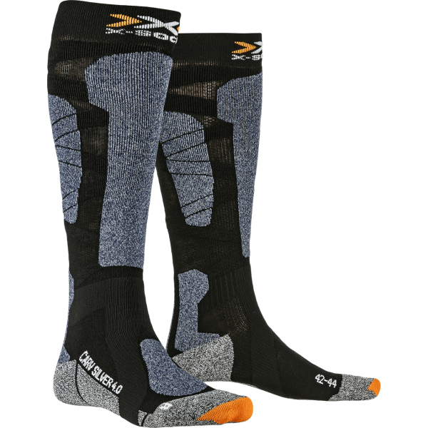 Skarpety męskie X-Socks Carve Silver 4.0 Men Czarno-Niebieskie