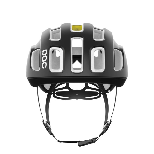 Kask rowerowy POC Ventral Air Mips NFC czarno-biały matowy