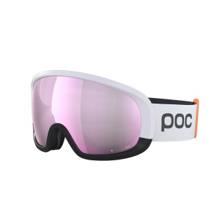 Skibrille POC Fovea Mid Clarity Comp Weiß / Schwarz