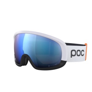 Skibrille POC Fovea Mid Clarity Comp+ Weiß/Schwarz