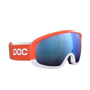 POC Fovea Mid Clarity Comp+ Fluorescent Orange Hydrogen White